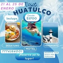 Promoción de viaje a Huatulco